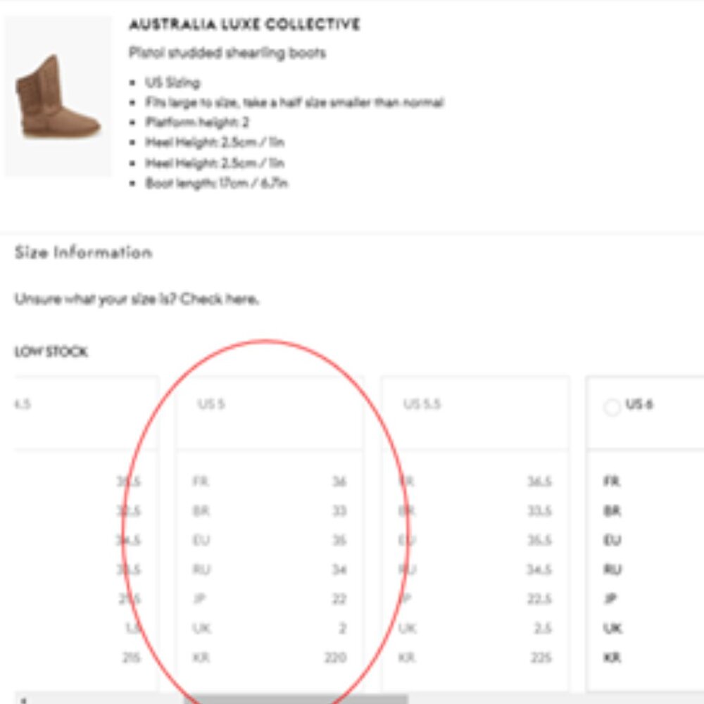 EUC [Australia Luxe Collective] Pistol Brown Studded Sheepskin Boots w/ Box W 5 - Picture 16 of 16